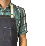 Load image into Gallery viewer, Denim Apron Workshop apron barista apron cone mills selvedge
