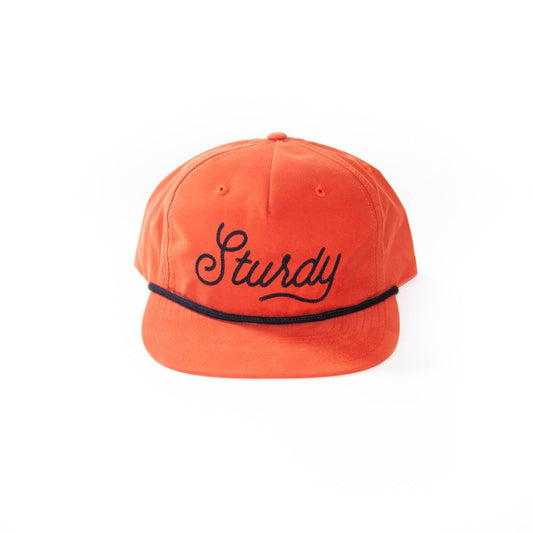 Chainstitch Pinch Front Hat - Rust