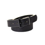 Load image into Gallery viewer, Full Grain Black Men&#39;s Leather Belt
