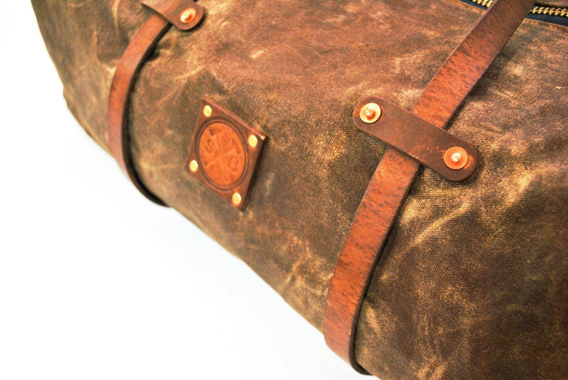 The Hudson Waxed Canvas Duffle Bag – Sturdy Brothers