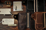 Load image into Gallery viewer, Jean Snap Horween Leather Wallet Black Dublin -  - 3
