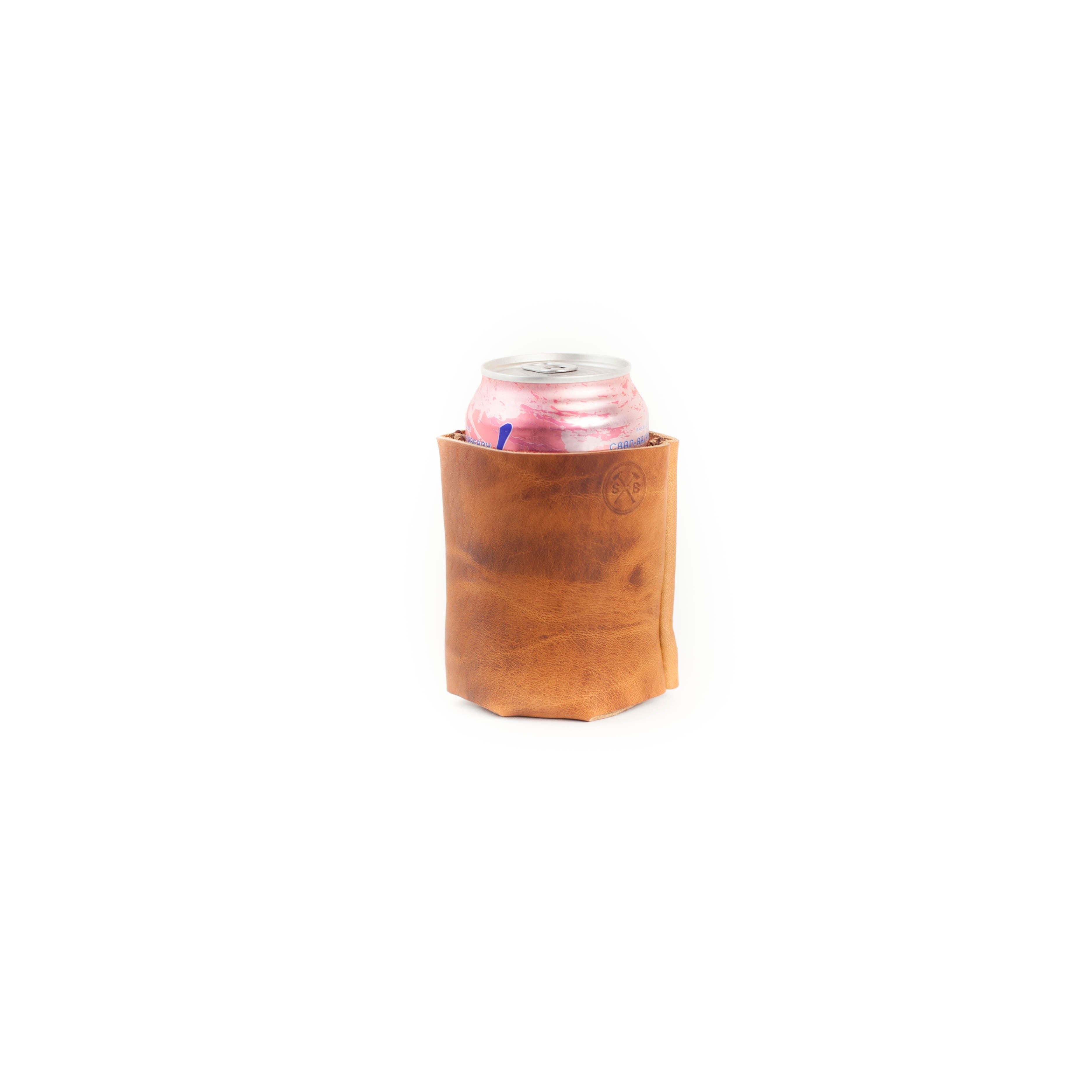 Leather Coozie Beer Koozie