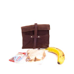 Load image into Gallery viewer, Lunch Sack Nutmeg Waxed Canvas &amp; Leather
