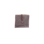 Load image into Gallery viewer, Lunch Sack Grey Waxed Canvas &amp; Leather
