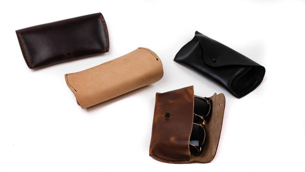 The Ready Clasp Sunglasses Case Brown (Seahawk Chromexcel) - Sturdy Brothers