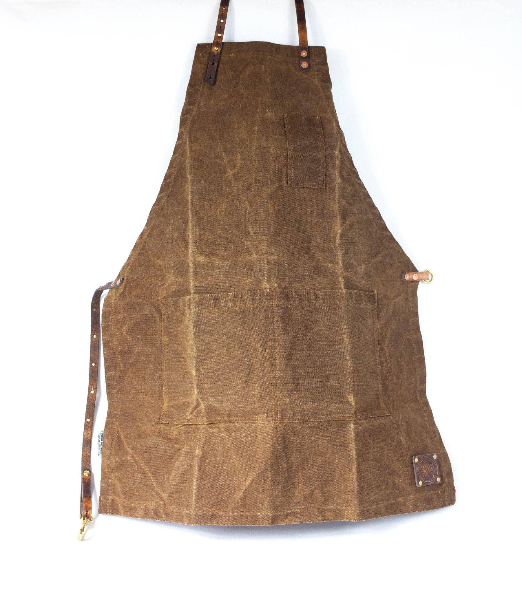 The Charles Waxed Canvas Apron Special Edition (Nutmeg/ Nutmeg) - Sturdy Brothers