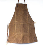 Load image into Gallery viewer, The Charles Waxed Canvas Apron Special Edition (Nutmeg/ Nutmeg) - Sturdy Brothers
