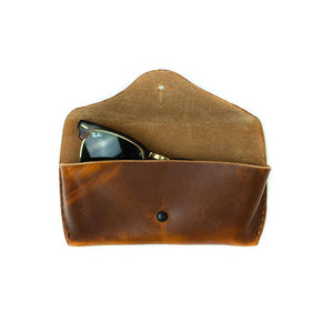 horween leather sunglasses case carry