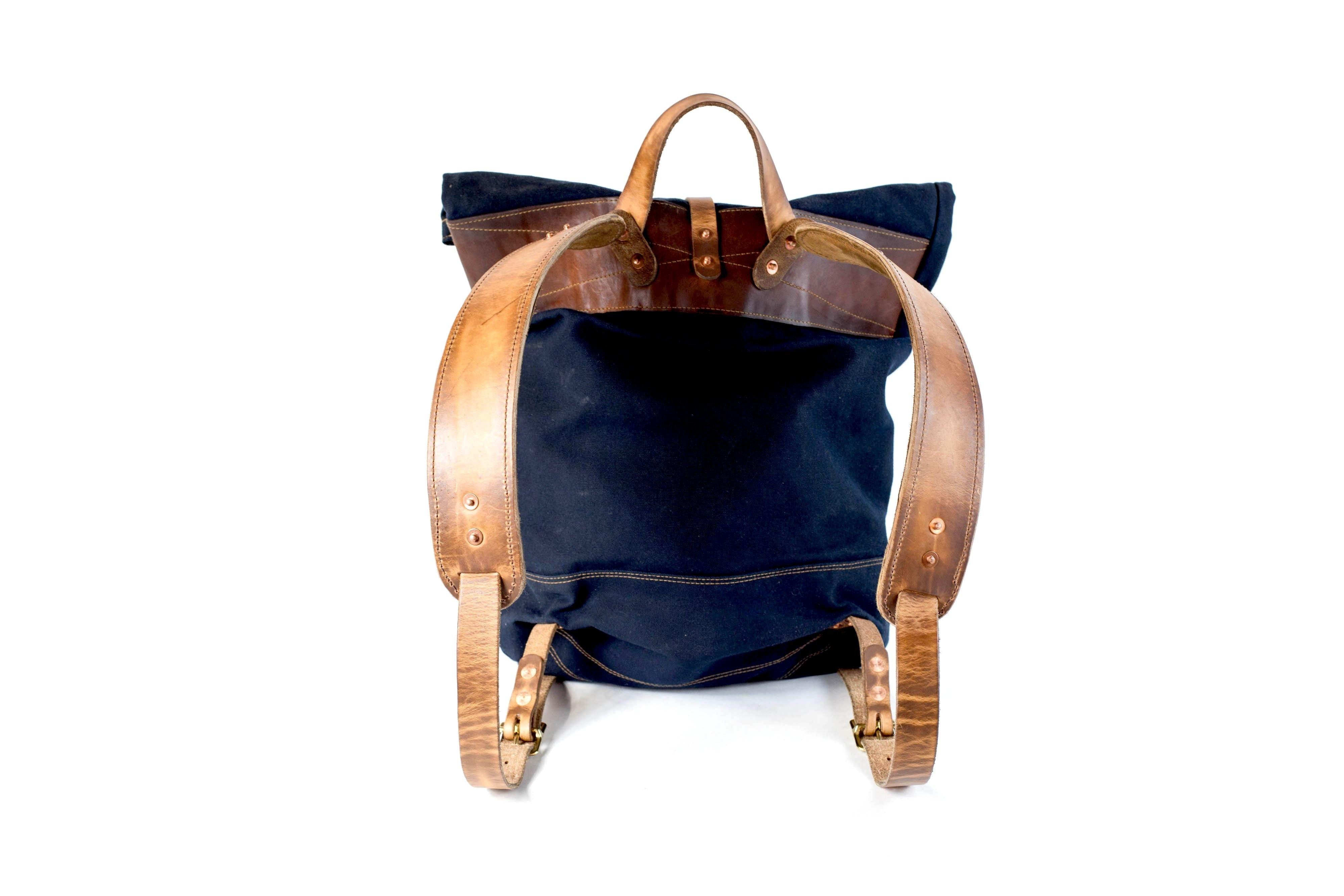 Harland Rolltop Backpack (Limited Navy) - Sturdy Brothers