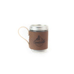 Load image into Gallery viewer, Leather Mason Jar Mug Wrap with Copper Rivets
