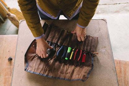 The Orville Waxed Canvas Tool Roll -  - 3