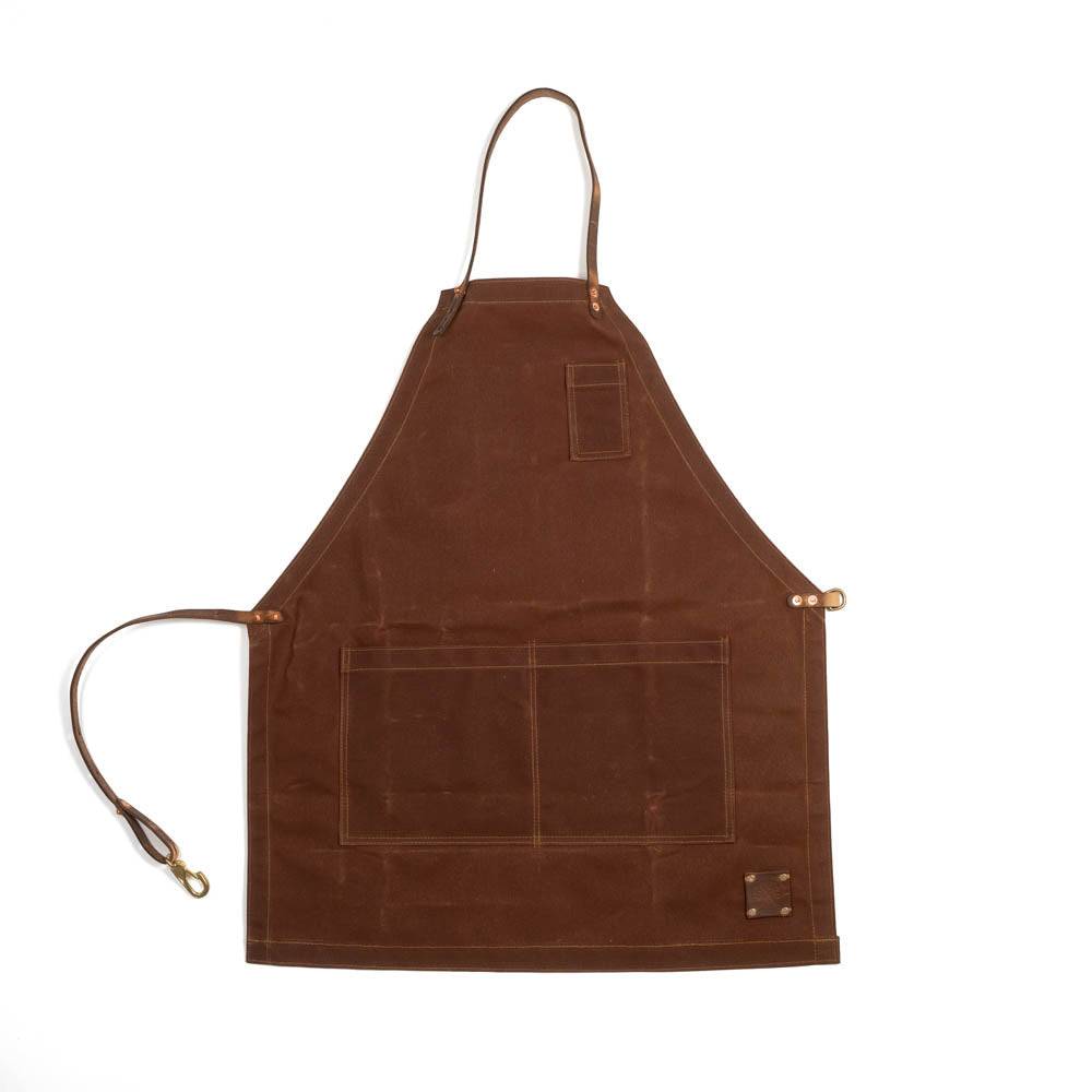 The Charles Waxed Canvas Apron Special Edition (Nutmeg/ Nutmeg)