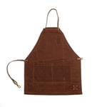 Load image into Gallery viewer, The Charles Waxed Canvas Apron Special Edition (Nutmeg/ Nutmeg)
