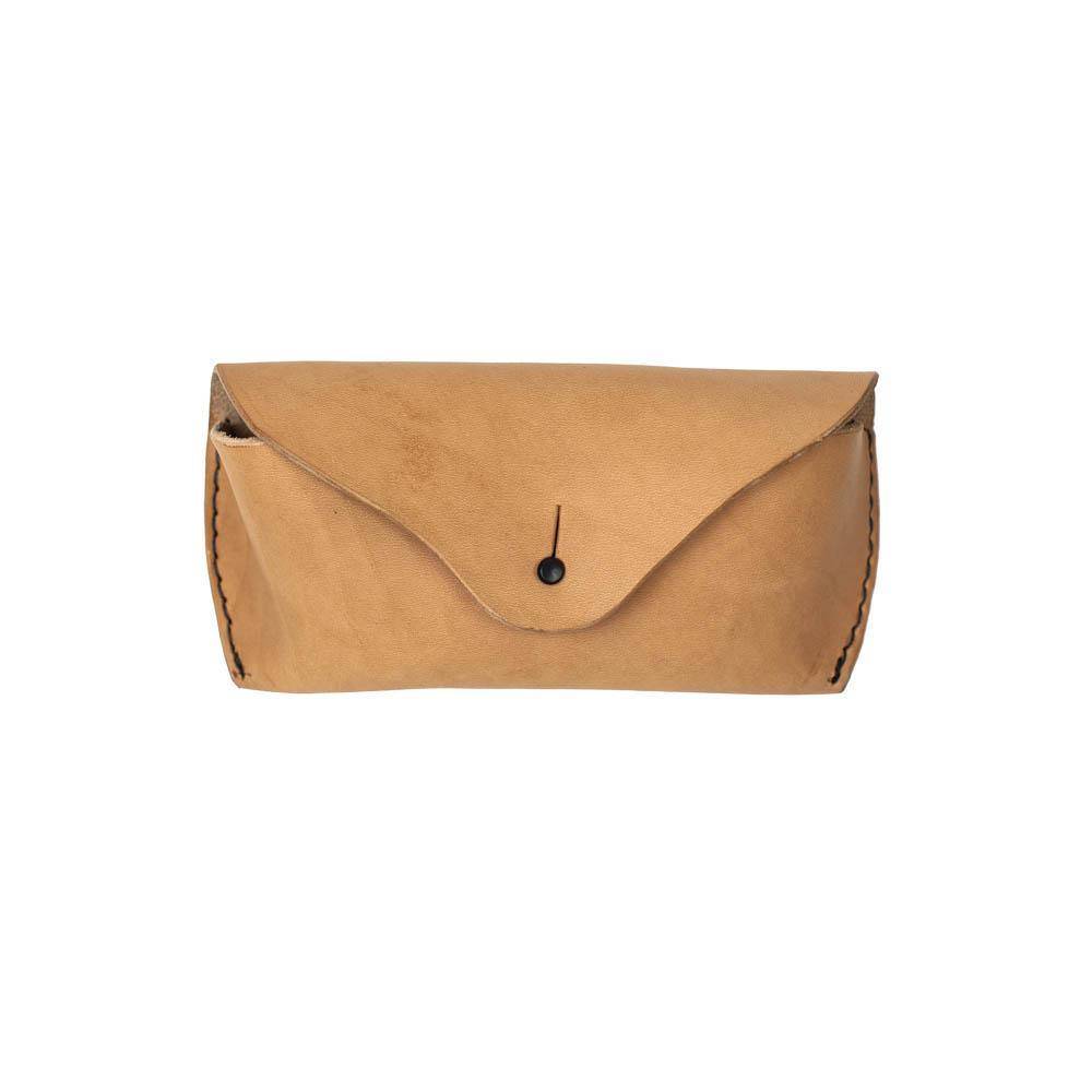Ready Clasp Sunglasses Case Veg Tanned Natural - Sturdy Brothers
