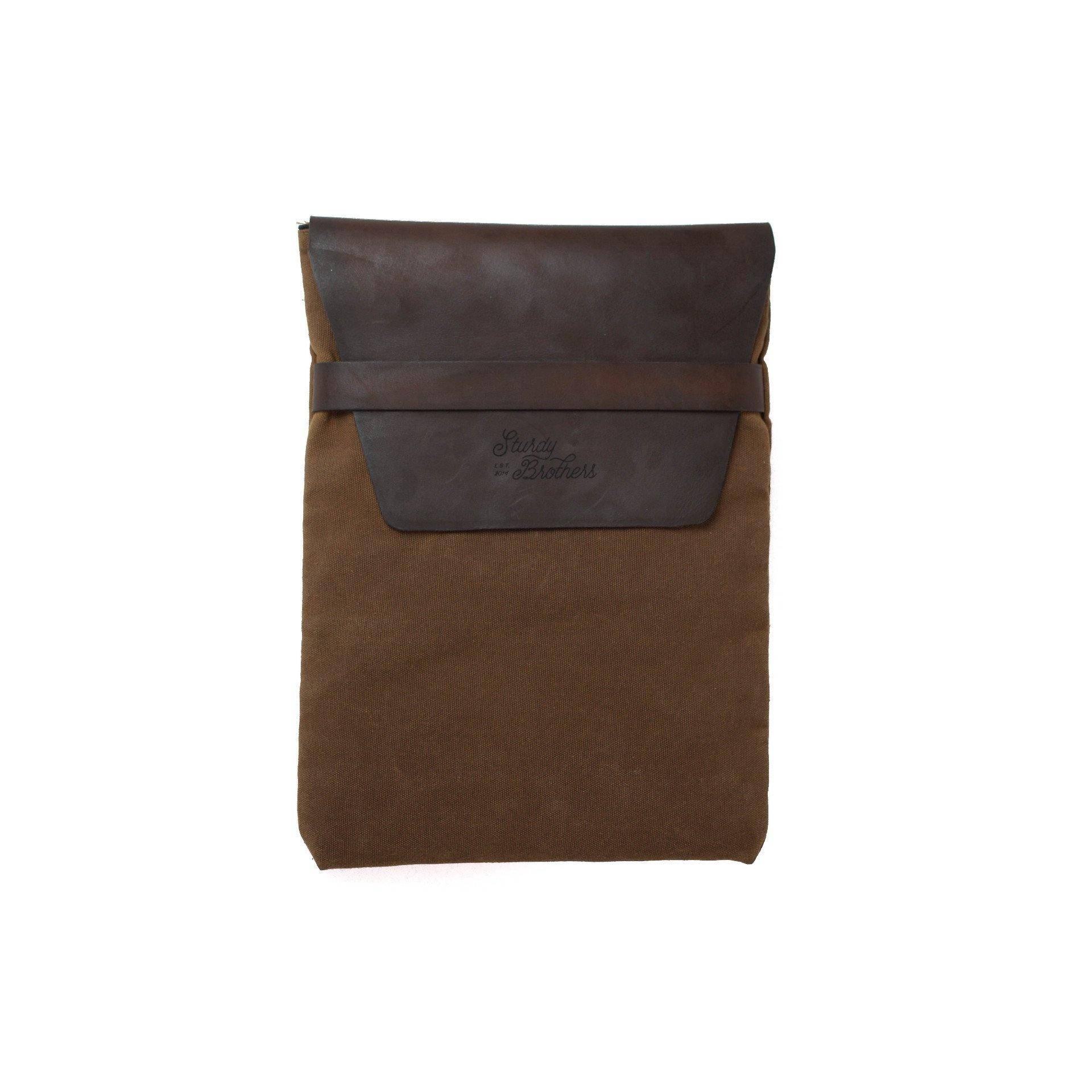 Waxed canvas 2025 laptop sleeve