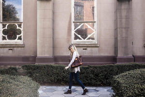 The Paxton Small Horween Natural Dublin Leather Tote - Sturdy Brothers
