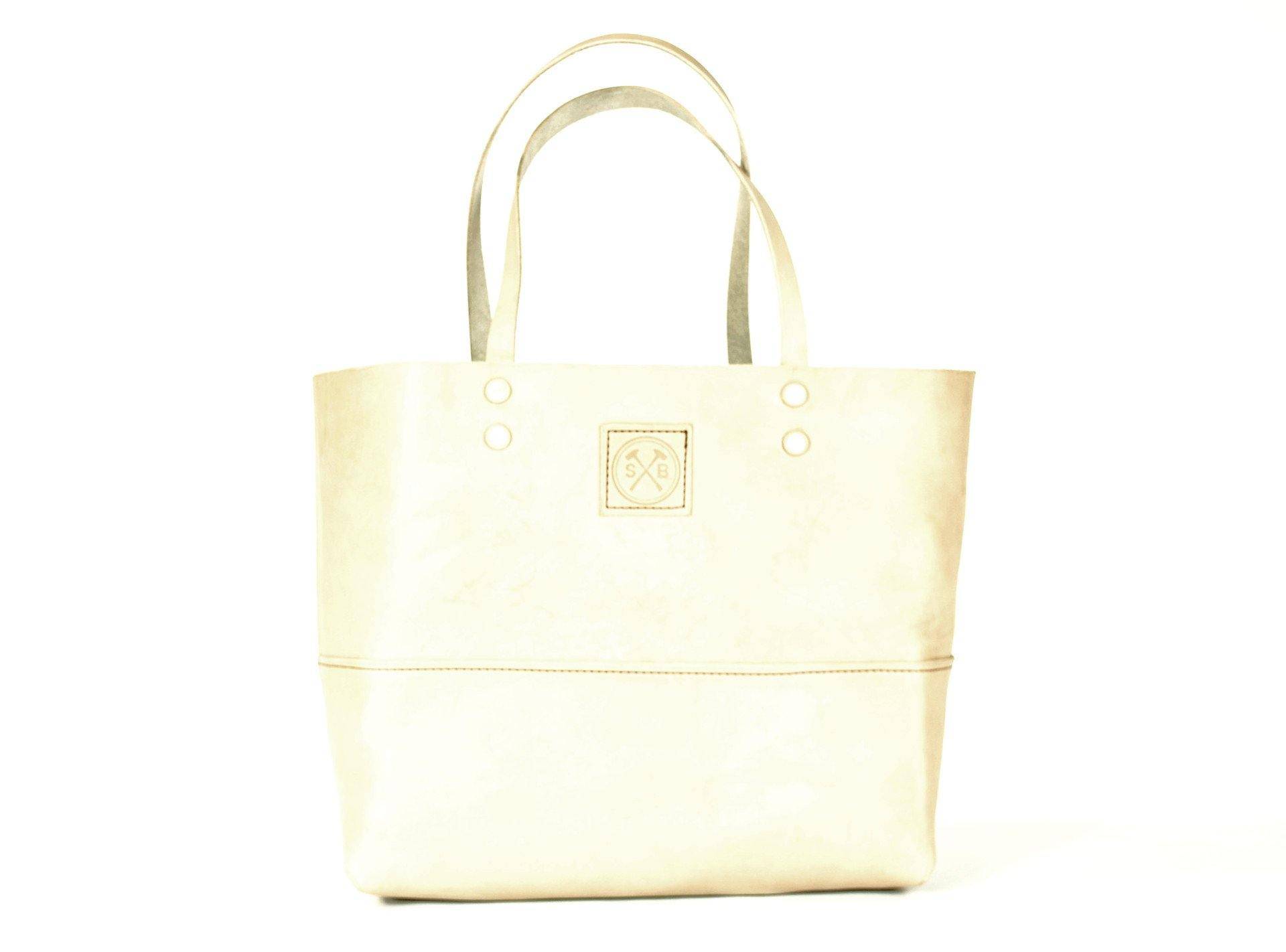 The Paxton Large Leather Tote in Natural -  - 1