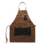 Load image into Gallery viewer, Waxed Canvas and Leather Apron Work Apron
