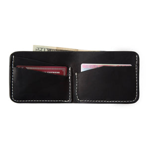 Black Horween Bifold Wallet