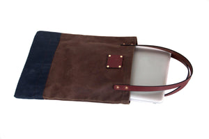 Waxed canvas clearance laptop sleeve