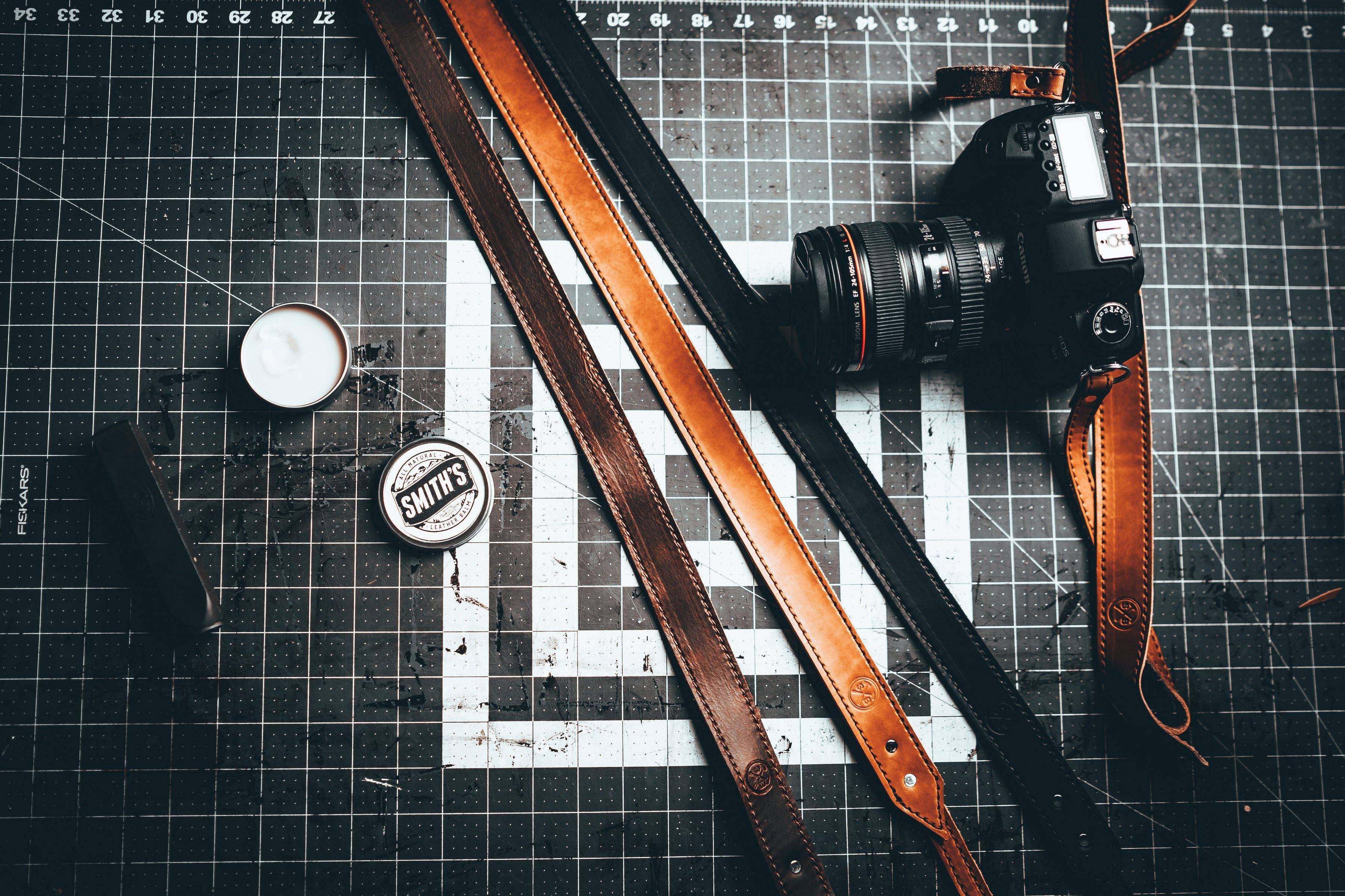 The Ansel Camera Strap in Natural Dublin - Sturdy Brothers